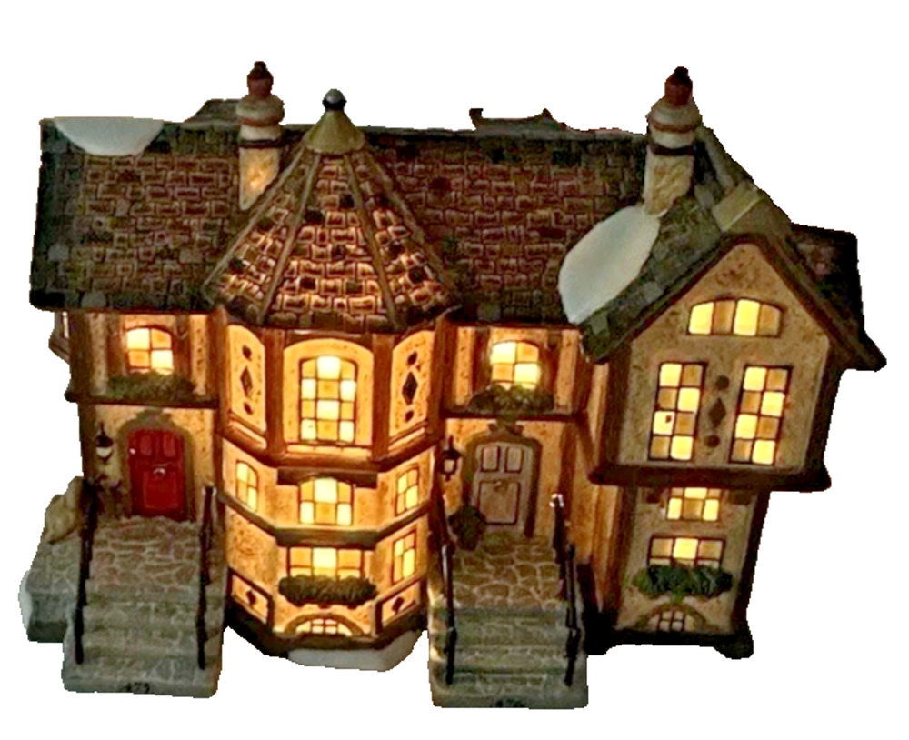 Dept 56 Howard Street Row Houses #58728 Dickens Village Series NEW w/Box